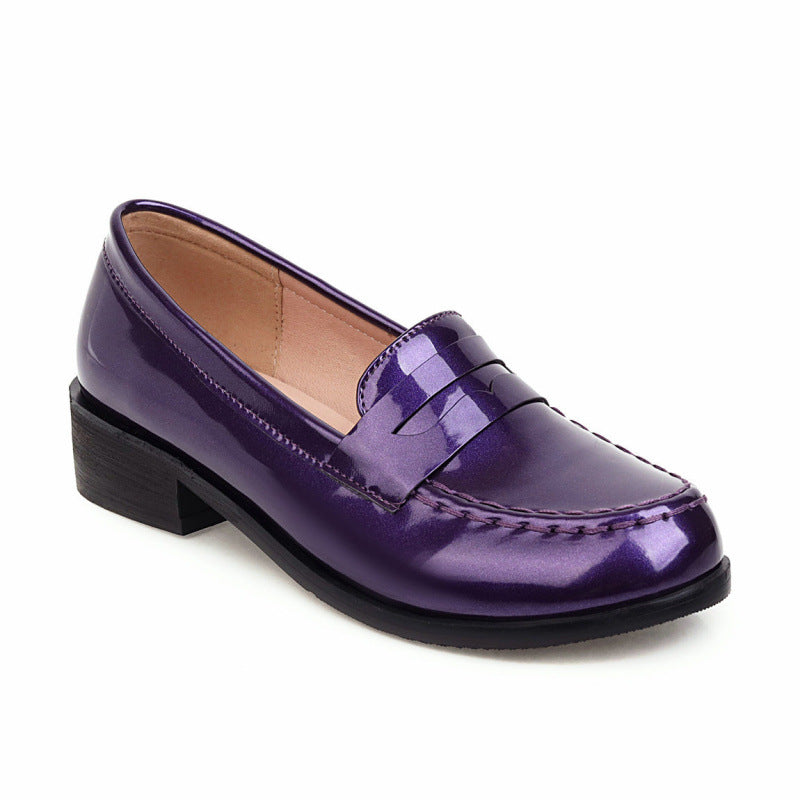 Fashion Retro Casual Solid Color Pumps Women
