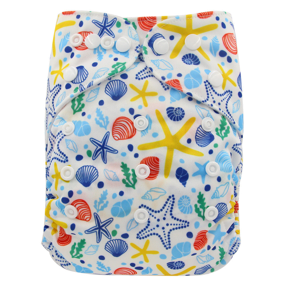 Washable Baby Cloth Diaper Breathable Diaper Pants 0-3 Years Old Baby Adjustable Diaper Leak-proof Diaper