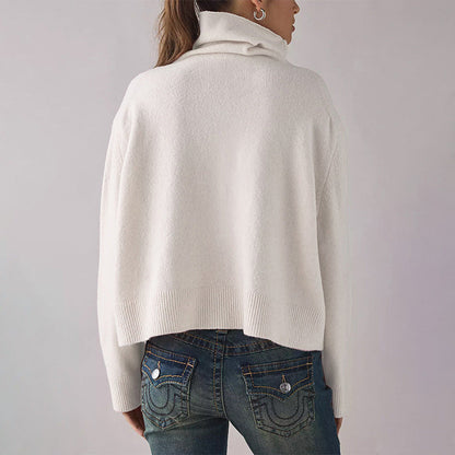 Womens Turtleneck Knitted Bottoming Sweater
