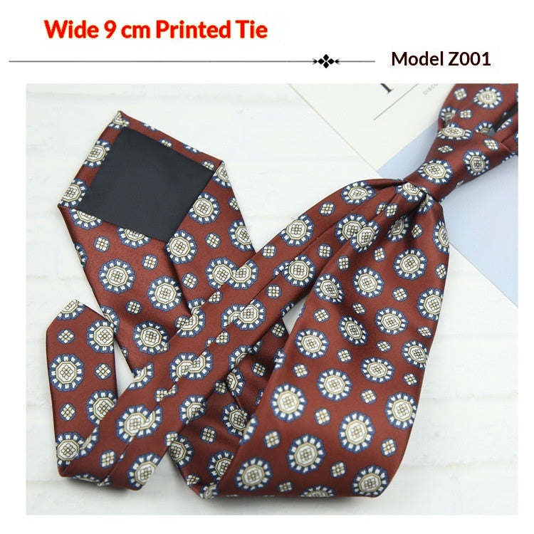 Printed Casual Patterned Vintage Tie