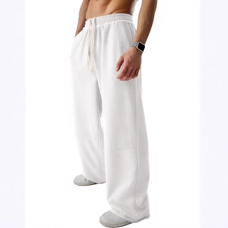 Summer American-style Mens Straight-leg Pants