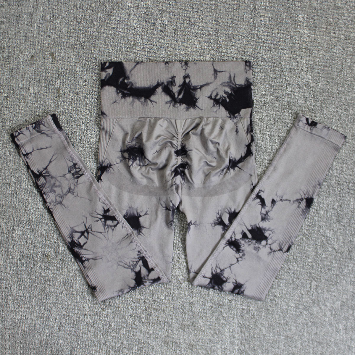 Women's Printed Tie-dye Seamless Skinny Yoga Pants