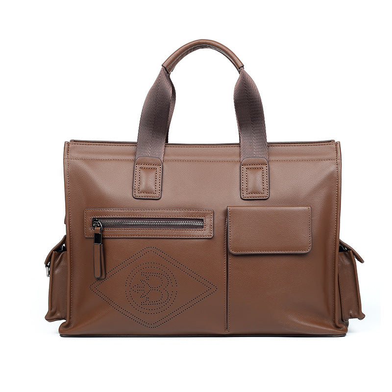 Casual Stylish Cowhide Large-capacity Crossbody Bag