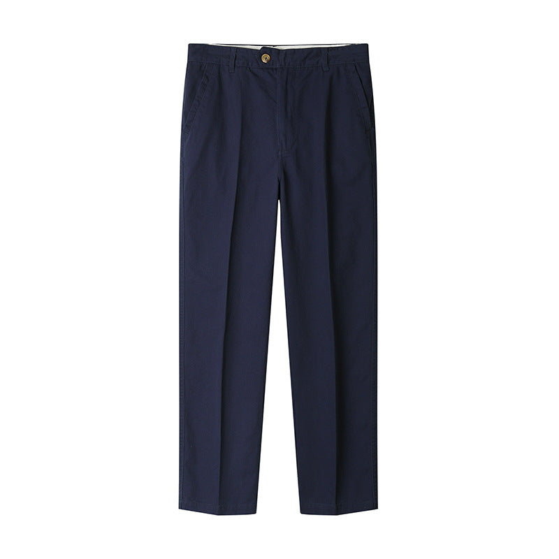Spring And Autumn Slim-Fit High-End Trousers Commuter Long Pants