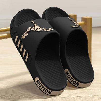Mens Stylish Non Slip Deodorant Treated Thick-soled Sandals