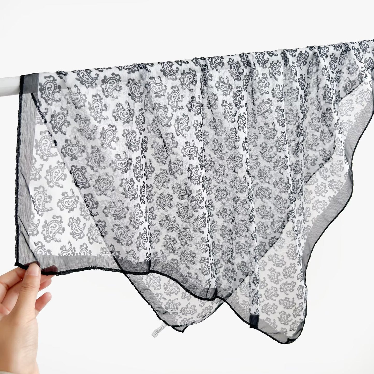 New Breathable Versatile Silk Chiffon Scarf For Women, Also Usable As A Shawl