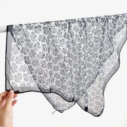 New Breathable Versatile Silk Chiffon Scarf For Women, Also Usable As A Shawl