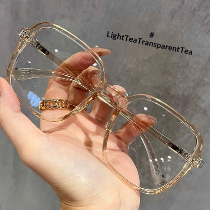 Ultra-light Frameless Plain Glasses With No Prescription