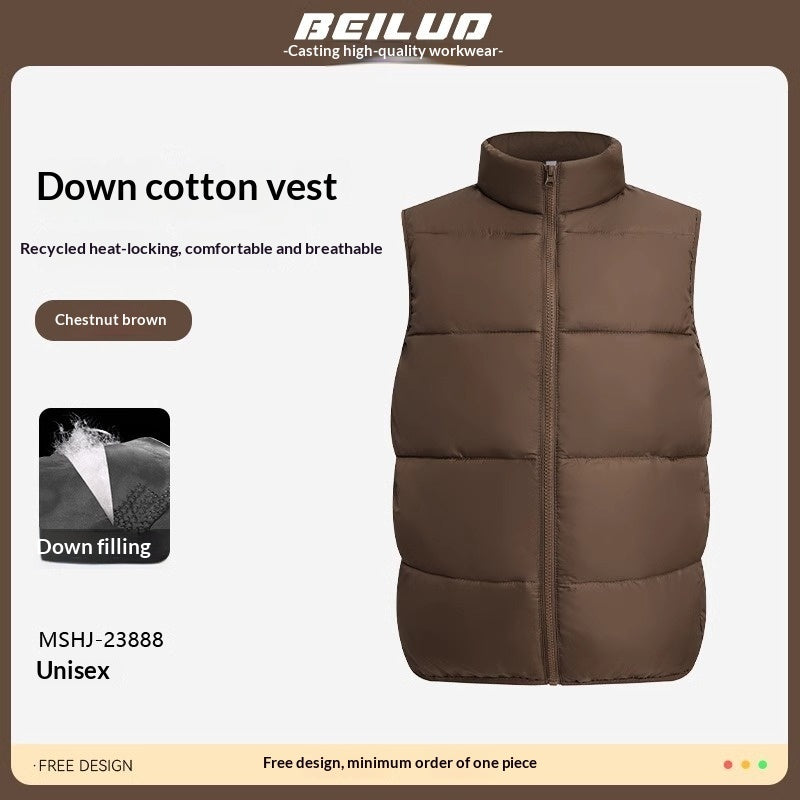 Women's Down-filled Thickened Cotton Vest