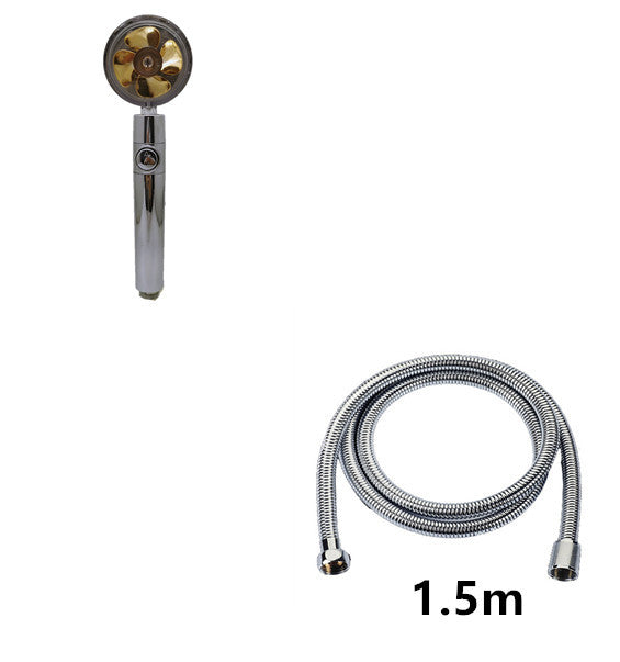 Turbo Propeller Shower Head Handheld High Pressure