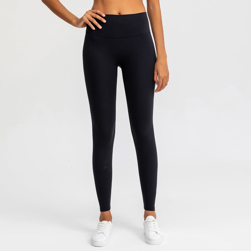 Autumn And Winter New Nude Women Yoga Pants No Embarrassment Line
