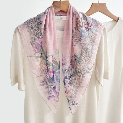 New Breathable Versatile Silk Chiffon Scarf For Women, Also Usable As A Shawl