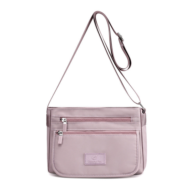 Foreign Trade Women's Bags 2026 New Trendy Shoulder Bag Waterproof Nylon Bag Multi-Layer Crossbody Bag Korean Style Versatile Backpack