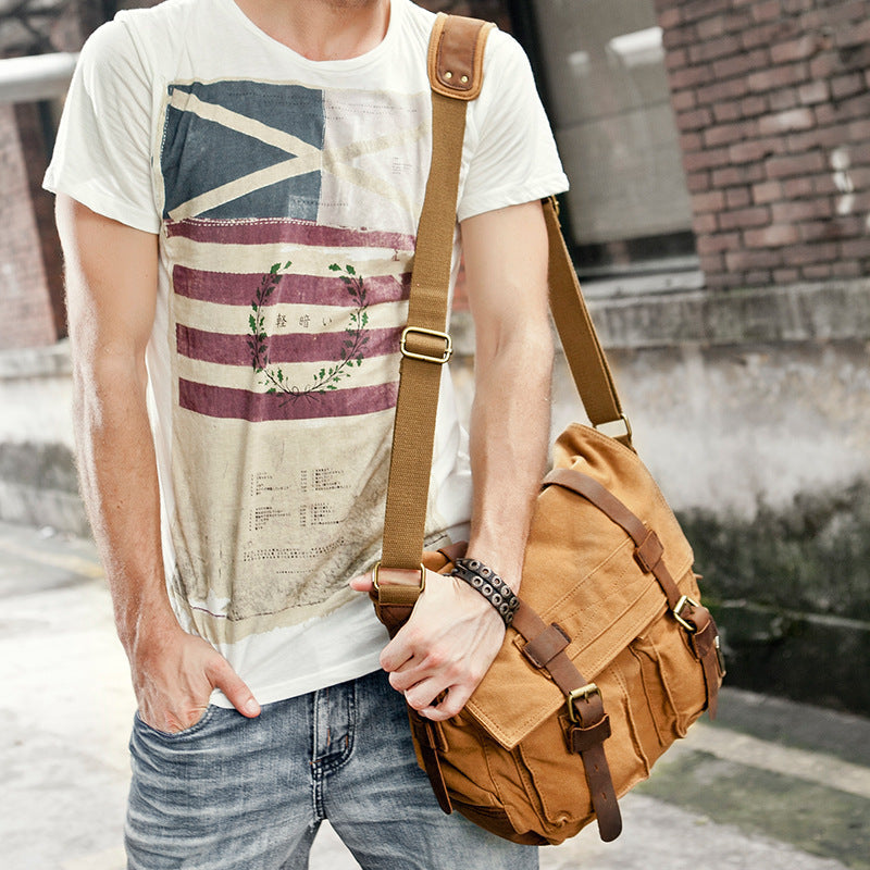 Men's Retro-style Casual Crossbody Bag