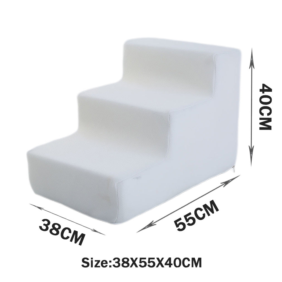 Pet Cat Sofa Steps Folding Non-slip Dog Ladder