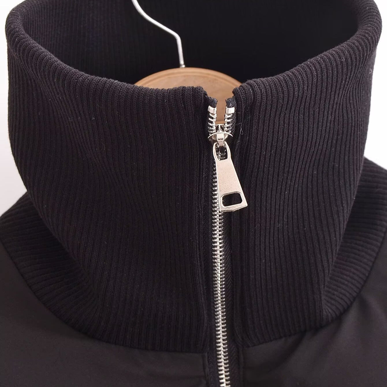 Street-style Ribbed Cotton-padded Jacket