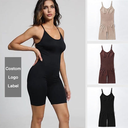 European And American New Sexy Large Open-Back Corset Belly-Tucking Corset Flat-Corner Slimming Sling Inner Base-Litre