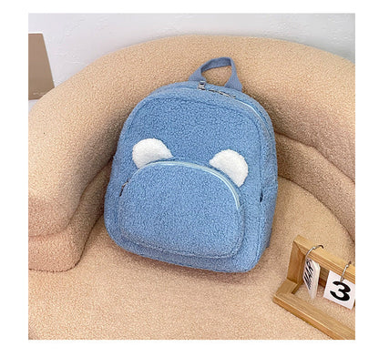 Lightweight New Heart-Shaped Plush Kindergarten Backpack