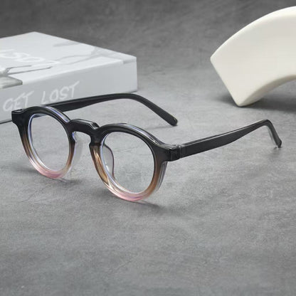 Round-frame High-definition Blue-light-blocking Plain Glasses