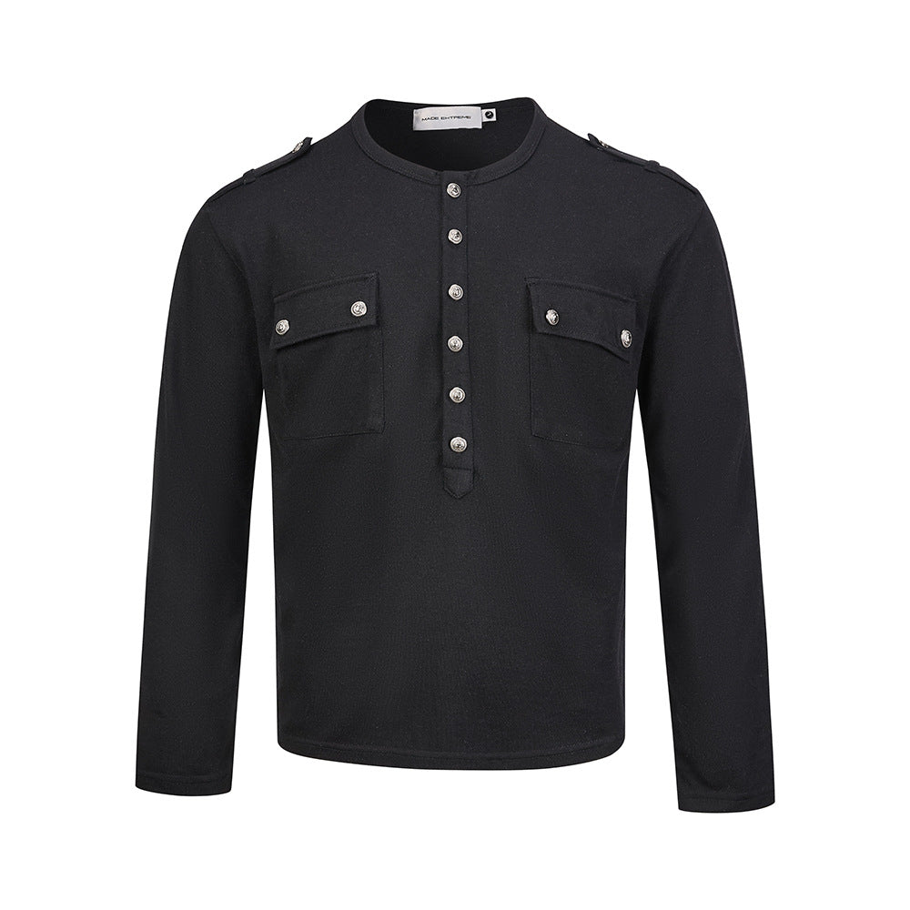 Wool-blend Long-sleeve T-shirt Top