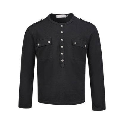 Wool-blend Long-sleeve T-shirt Top