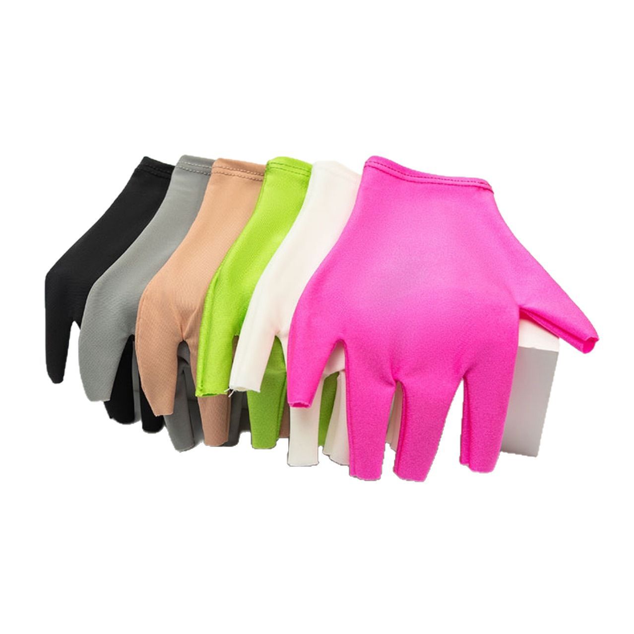 Multifunctional Half-Finger Sun-Protective Nail Art Gloves For Women