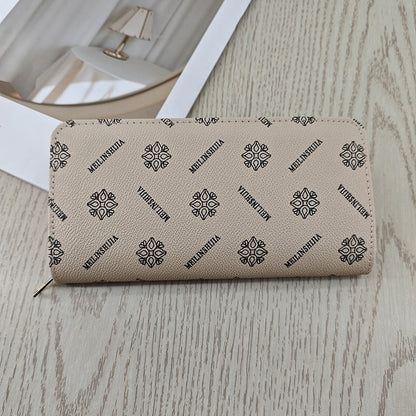 Simple And Stylish Single-zip Multi-cardholder Coin Purse