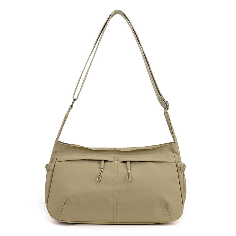 New Women's Crossbody Bag, Large Capacity, Lightweight, Casual Shoulder Bag, Simple Commuting, Multifunctional Student Handbag