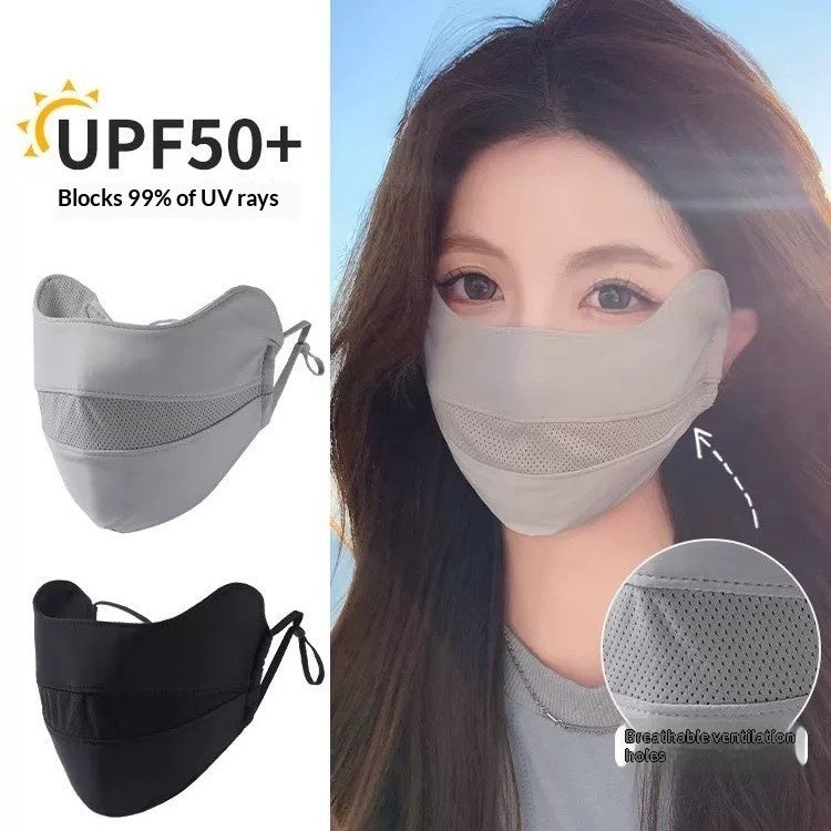 Womens Sun-Protective Mask UV-Protective Face Mask