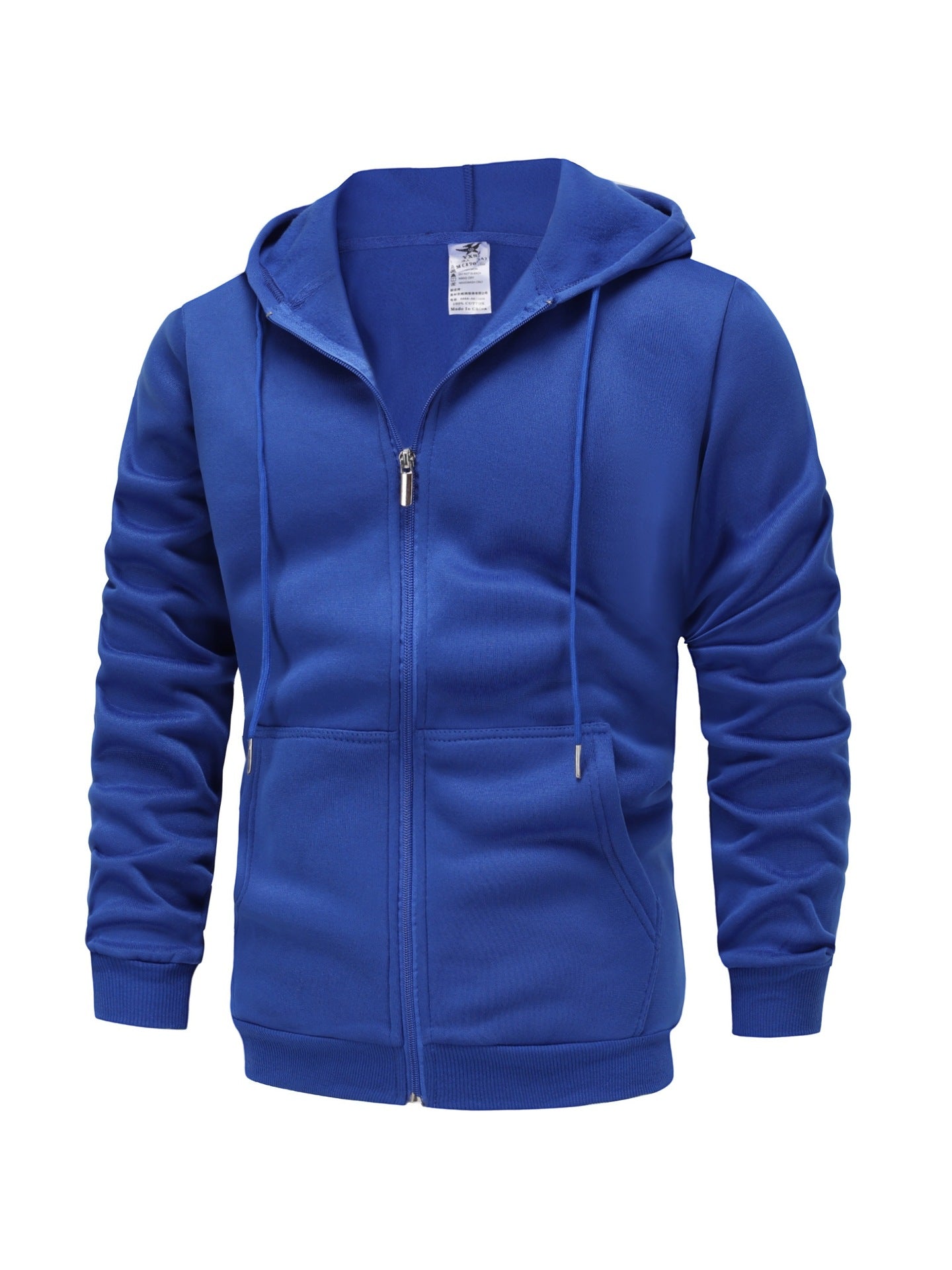 Men's Velvet Padded Hooded Sweatshirt