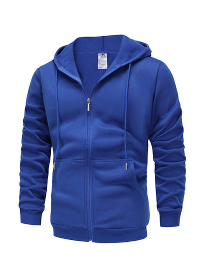 Men's Velvet Padded Hooded Sweatshirt