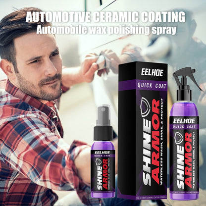 Hand Spray Wax Microplated Crystal Car Coating Agent Spray Purple Coating Spray