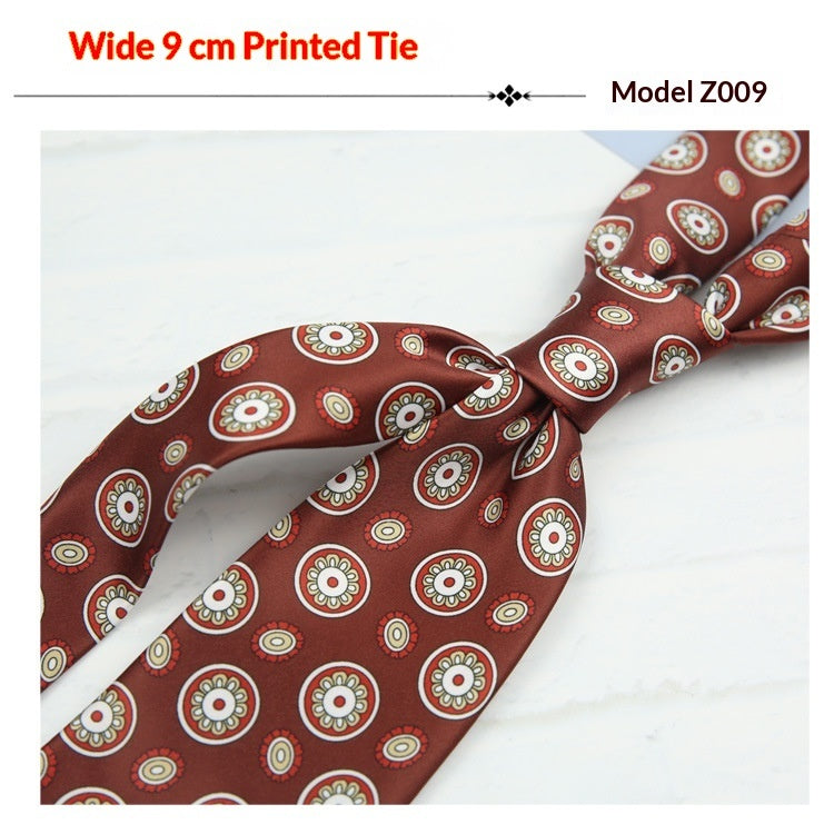 Printed Casual Patterned Vintage Tie