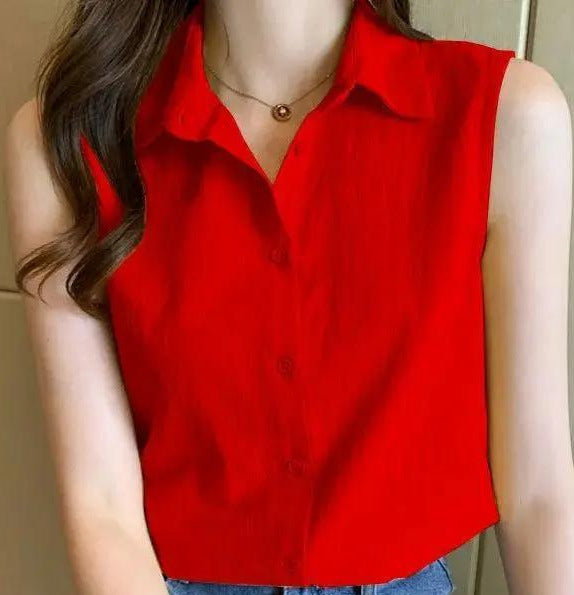 Womens Loose Western-style Bottoming Vest Top