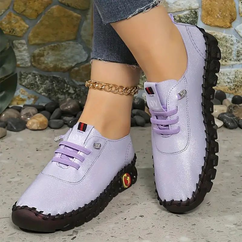 Handmade Stitched Plus Size Mom Shoes