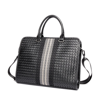 Men's Shoulder Crossbody Briefcase