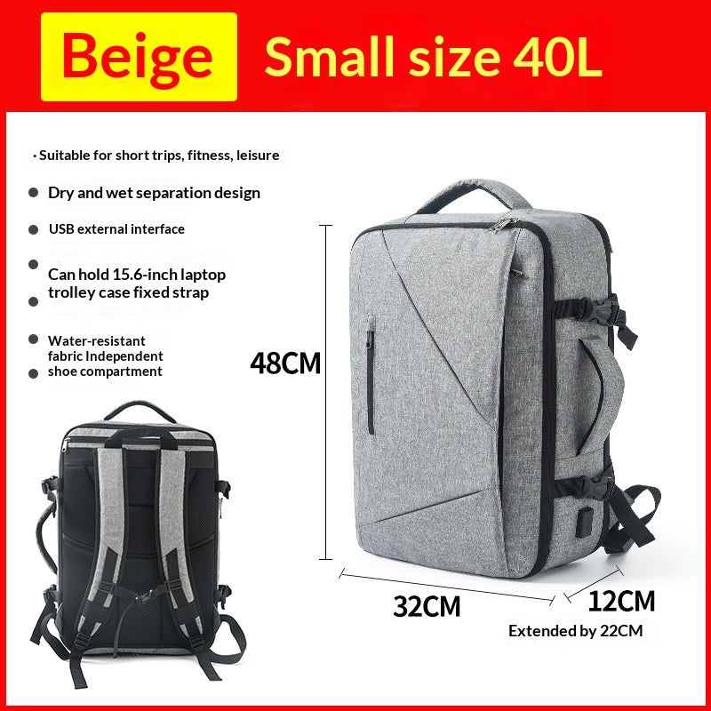 Travel Man Extra-Large Capacity Travel Backpack