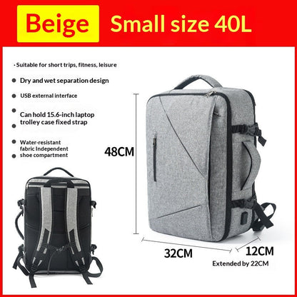 Travel Man Extra-Large Capacity Travel Backpack