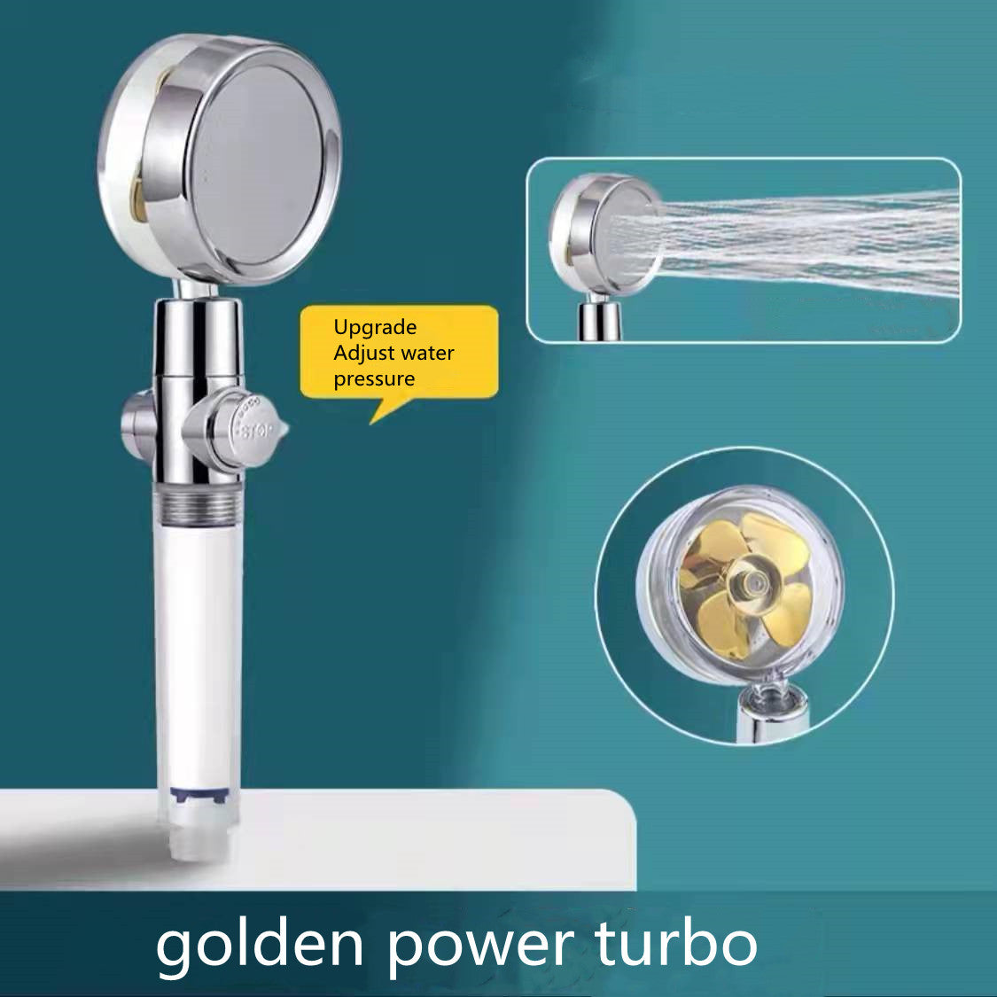 360 Rotating Water Saving Shower Head