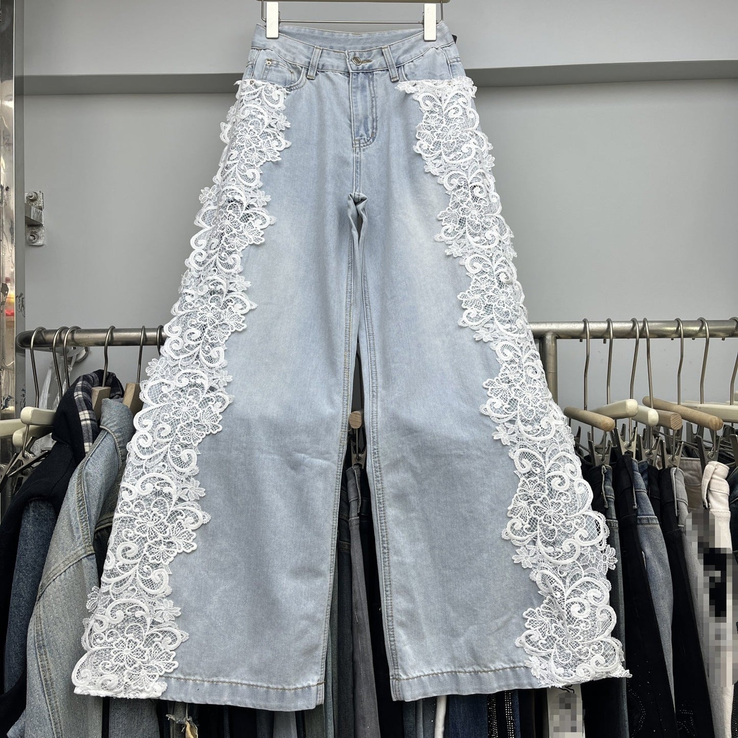 High-waisted Loose-fit Figure-flattering Versatile Straight-leg Wide-leg Pants