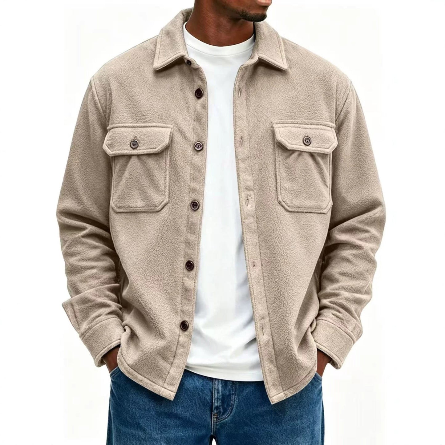 Men's Casual Loose-fit Jacket Coat