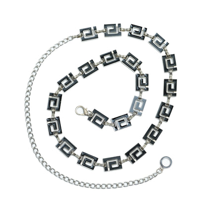 Womens New-style Fashionable Retro Versatile Metal Waist Chain Design