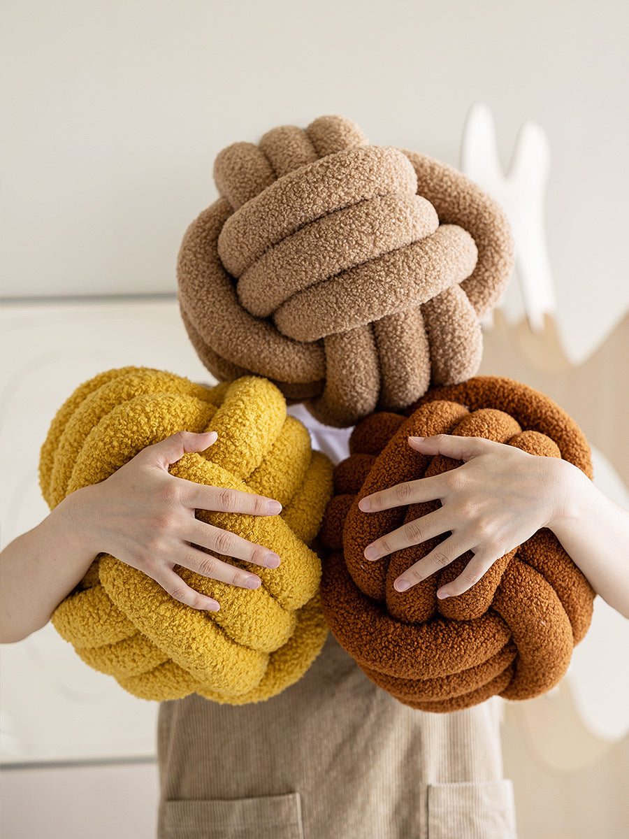 Spherical Lamb Wool Cushion