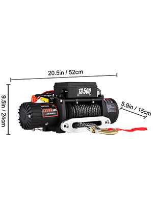 12V Electric Winch: Unleash the Power of 3000-13500LBS Towing with Remote Control, Perfect for 4X4 Adventures, ATVs, Trucks, and Off-Road Dominance!