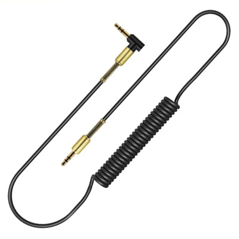 35mm Spring Elbow 35 Male-to-male Retractable Audio Car Audio Cable