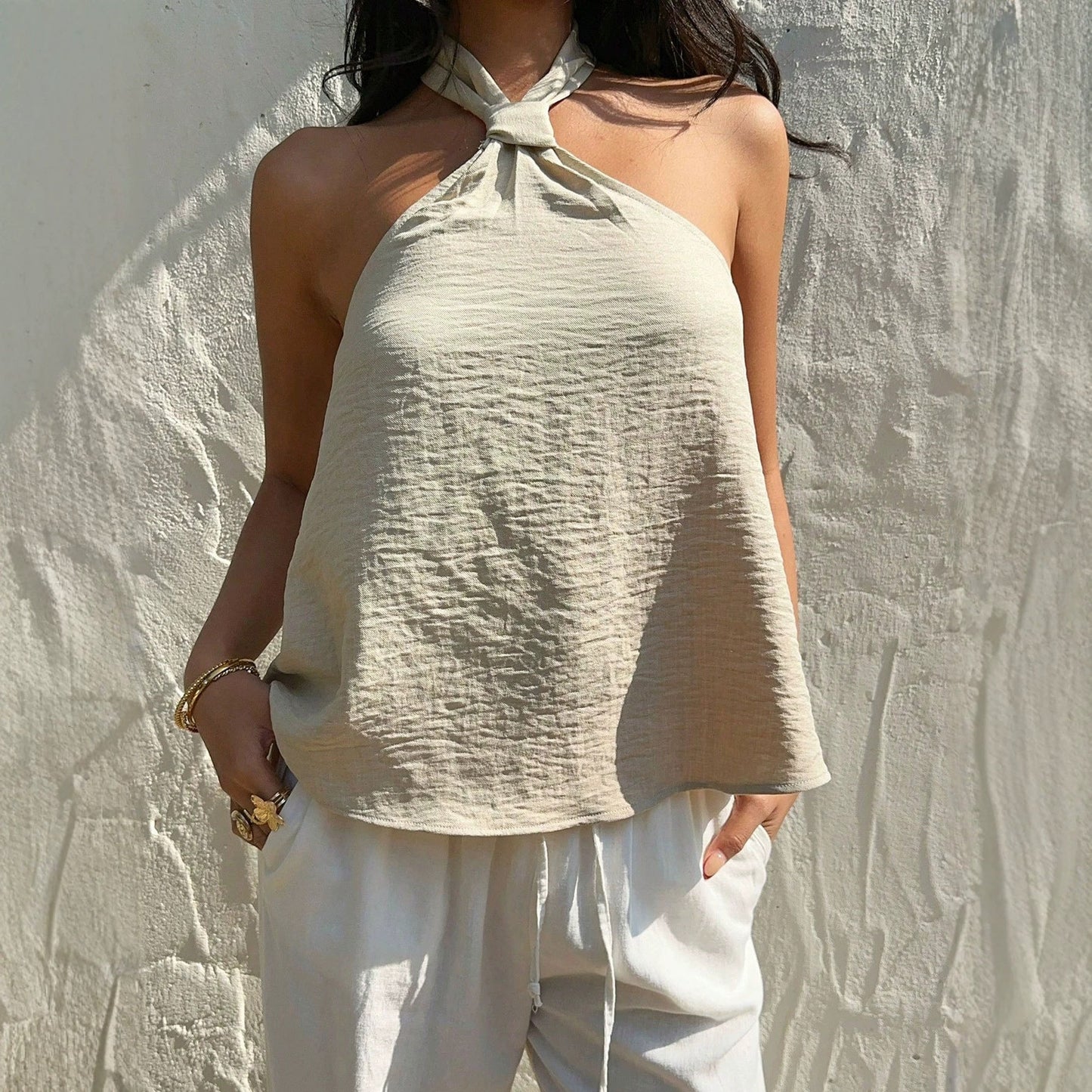 New Womens Halter-neck Camisole
