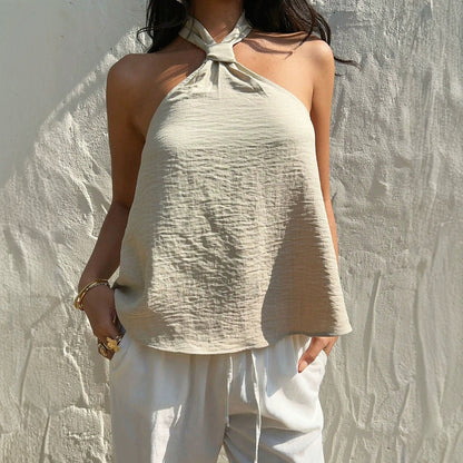 New Womens Halter-neck Camisole