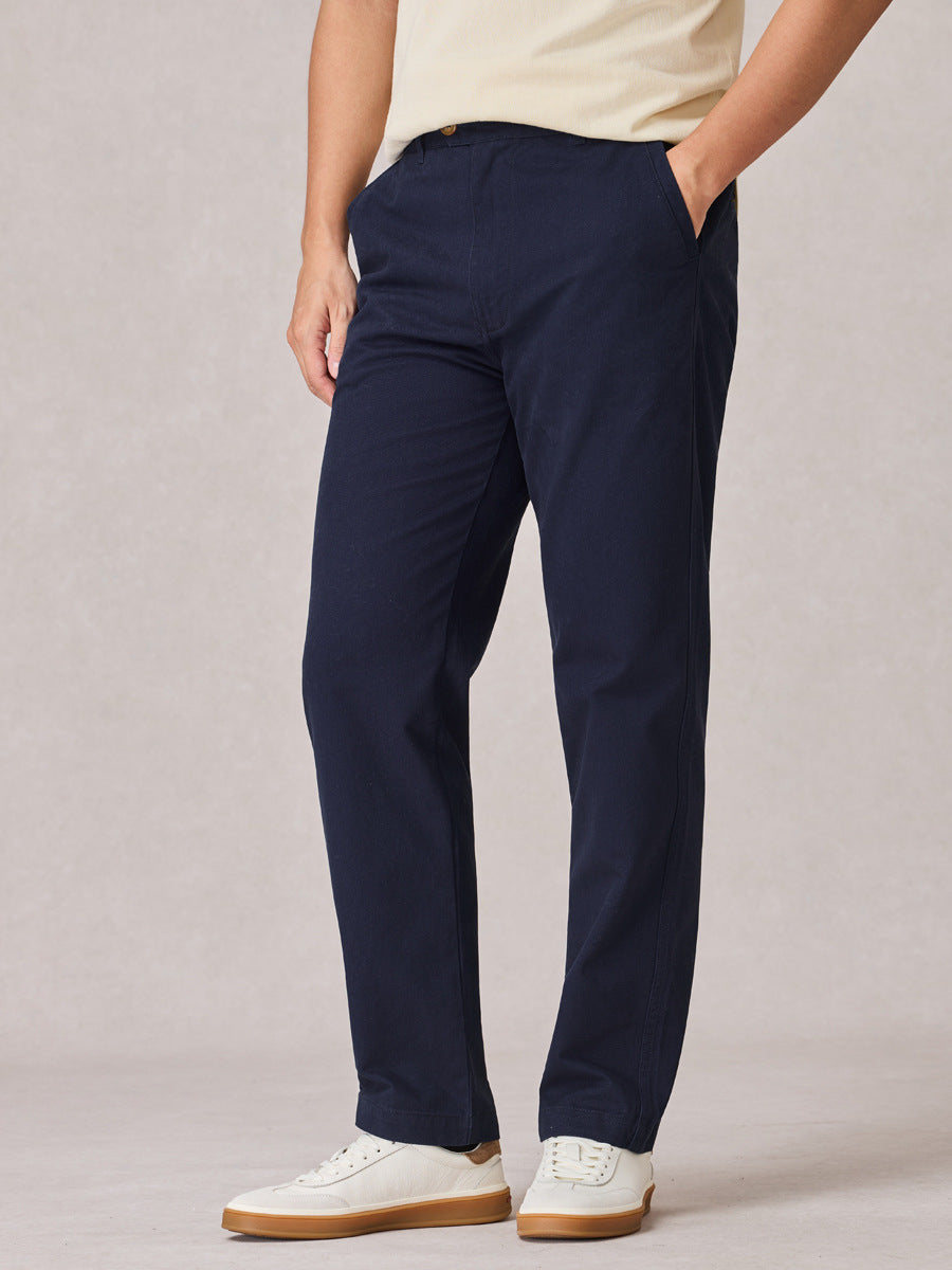 Spring And Autumn Slim-Fit High-End Trousers Commuter Long Pants