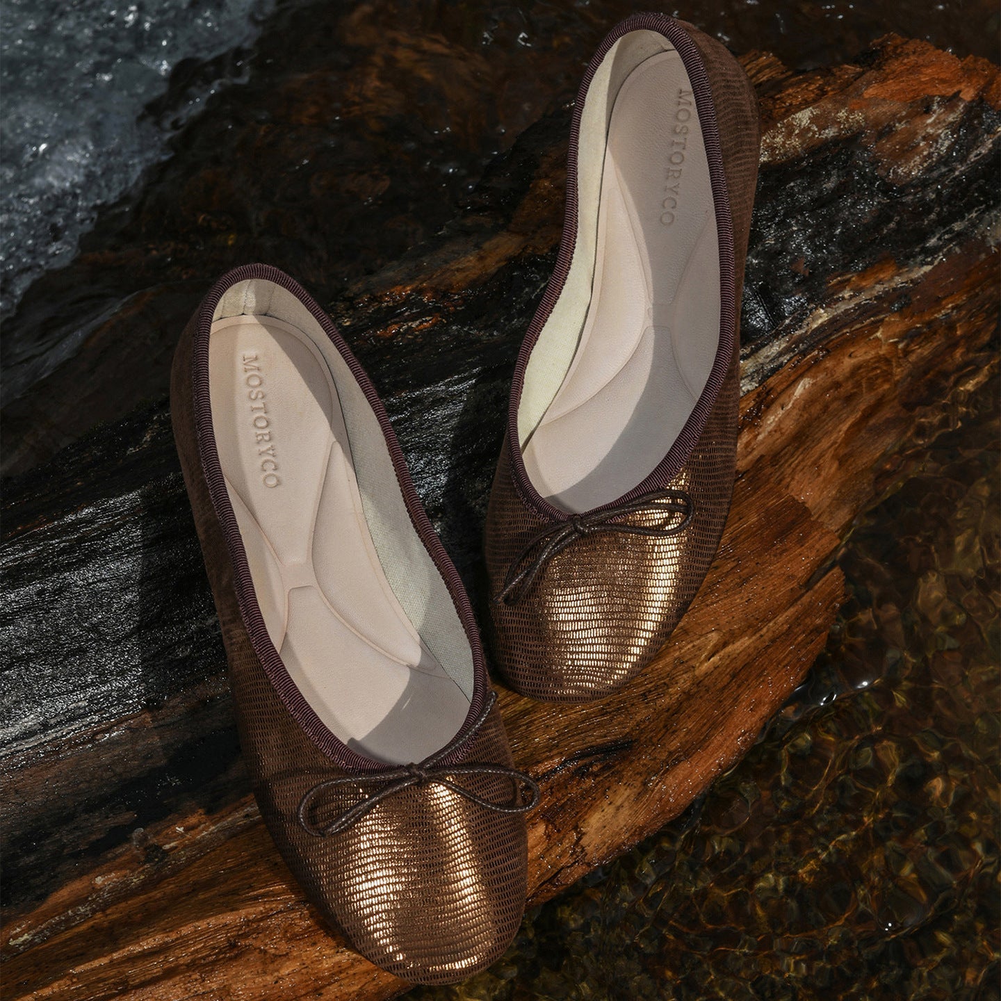 Bow-knot Soft-soled Versatile Womens Flat Shoes