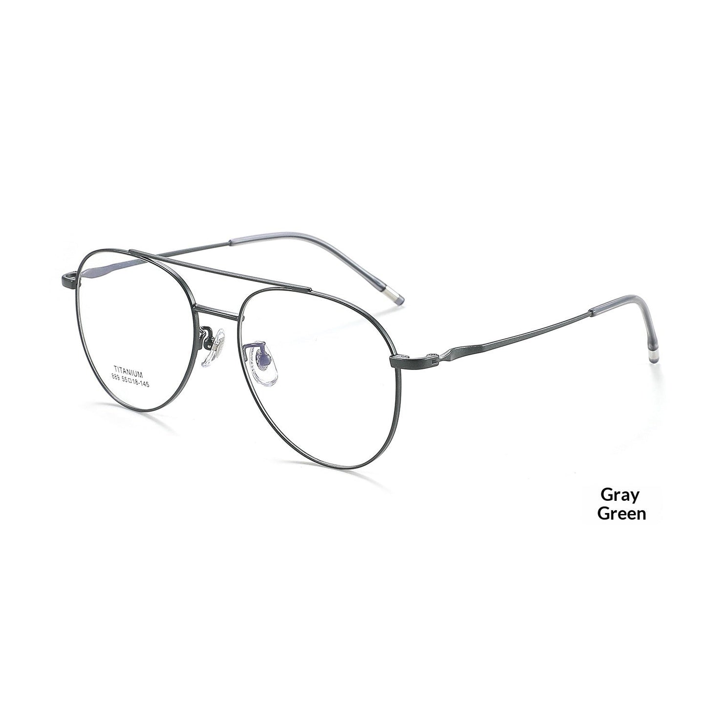 Retro Titanium-frame Fashion Glasses